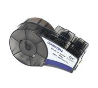 vhbw Ruban remplacement pour Brady M21-250-595-YL pour imprimante d'étiquettes 6,35mm Noir sur Jaune, Vinyle