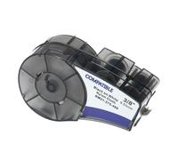 vhbw Ruban remplacement pour Brady M21-375-499 pour imprimante d'étiquettes 9,53mm Noir sur Blanc, nylon (polyamide)