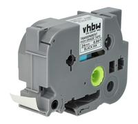 vhbw Ruban remplacement pour Brother AHe-S151, HGE-S151, HGES151 pour imprimante d'étiquettes 8m x 24mm Noir sur Transparent