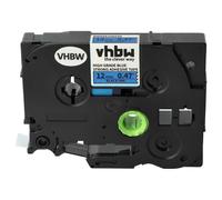 vhbw Ruban remplacement pour Brother HGE-S531, HGES531, AHe-S531 pour imprimante d'étiquettes 12mm Noir sur Bleu