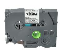 vhbw Ruban remplacement pour Brother TZ-131, TZE-131 pour imprimante d'étiquettes 12mm Noir sur Transparent