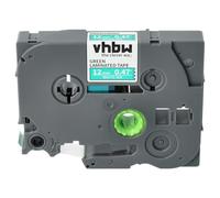 vhbw Ruban remplacement pour Brother TZ-735, TZE-735 pour imprimante d'étiquettes 8m x 12mm Blanc sur Vert