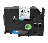 vhbw Ruban remplacement pour Brother TZE-223 pour imprimante d'étiquettes 8m x 9mm Bleu sur Blanc