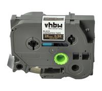vhbw Ruban remplacement pour Brother TZE-354, TZ-354 pour imprimante d'étiquettes 8m x 24mm Or sur Noir