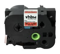 vhbw Ruban remplacement pour Brother TZE-461, TZ-461 pour imprimante d'étiquettes 8m x 36mm Noir sur Rouge