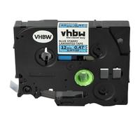 vhbw Ruban remplacement pour Brother TZE-531L1 pour imprimante d'étiquettes 8m x 12mm Noir sur Bleu paillettes, laminée