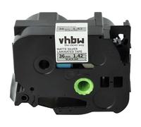 vhbw Ruban remplacement pour Brother TZE-M961, TZ-M961 pour imprimante d'étiquettes 8m x 36mm Noir sur Argent mat