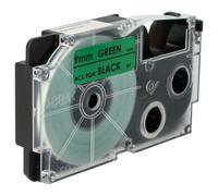 vhbw Ruban remplacement pour Casio XR-9GN1, XR-9GN pour imprimante d'étiquettes 8m x 9mm Noir sur Vert