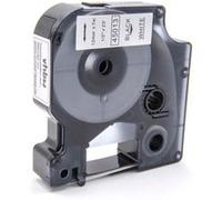 vhbw Ruban remplacement pour Dymo 45013, D1 pour imprimante d'étiquettes 12mm Noir sur Blanc G