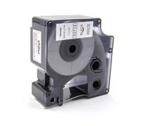 vhbw Ruban remplacement pour Dymo 53713, D1 pour imprimante d'étiquettes 24mm Noir sur Blanc