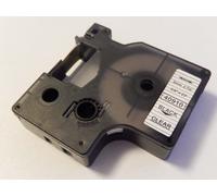 vhbw Ruban remplacement pour Dymo D1, 40910 pour imprimante d'étiquettes 7m x 9mm Noir sur Transparent