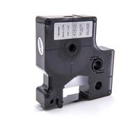 vhbw Ruban remplacement pour Dymo D1, 40922 pour imprimante d'étiquettes 7m x 9mm Noir sur Argent