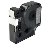 vhbw Ruban remplacement pour Dymo D1, 45020 pour imprimante d'étiquettes 7m x 12mm Blanc sur Transparent