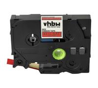 vhbw Ruban textile remplacement pour Brother TZERW34, TZE-RW34 pour imprimante d'étiquettes 12mm Or sur Rouge