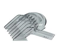 vhbw Sabot de coiffure compatible avec Philips HC5612/15, HC5610/15 tondeuse, rasoir - sabot de remplacement gris / transparent