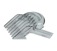 vhbw Sabot de coiffure compatible avec Philips HC7650/15, HC5650/15 tondeuse, rasoir - sabot de remplacement gris/transparent
