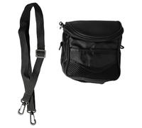 vhbw Sacoche Compatible avec Canon PowerShot SX400 is, S110, S120, SX420IS Appareil Photo - Noir, Sangle Incluse, 130 x 130 x 90 mm