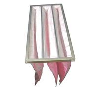 vhbw Sacs filtrants pour système de climatisation et ventilation - Filtre à air F7, 28,7 x 59,2 x 36 cm, rose