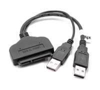 vhbw SATA III vers USB 3.0 Câble de raccordement pour disque dur 2'5' HDD, SSD Plug & Play noir
