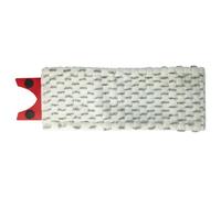 vhbw Serpillère Compatible avec Vileda 1-2 Spray Balai nettoyant | Tête de rechange, microfibre, gris / blanc
