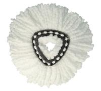 vhbw Serpillère remplacement pour Vileda 152623, 152545 pour balai nettoyant - Tête de rechange, microfibre, blanc