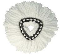 vhbw Serpillère remplacement pour Vileda 152623, 152545 pour balai nettoyant - Tête de rechange, microfibre, blanc Blanc G