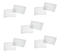 vhbw Set 10x filtre remplacement pour Dirt Devil 2881077 pour aspirateur - Filtre de protection blanc