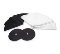 vhbw set cônes filtrants, filtre à charbon, filtre protection moteur pour aspirateur robot aspirateur multi-usages FilterQueen Majestic 360