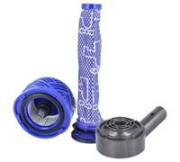 vhbw Set d'accessoires 3 pcs. compatible avec Dyson V7, V6 Animal Pro | pour V6 Total, V6 Trigger aspirateur - filtre à air, préfiltre, cache moteur