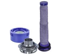 vhbw Set d'accessoires 3 pcs. compatible avec Dyson V8 Animal | pour V8 Focus Clean aspirateur - filtre HEPA, préfiltre, cache moteur