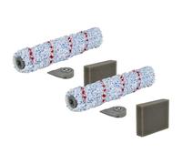 vhbw Kit d'accessoires d'aspirateur avec 4 pièces remplacement pour Leifheit 11918 pour aspirateur