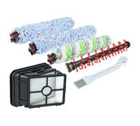 vhbw Set d'accessoires 7 pcs. compatible avec Bissell Crosswave 2588N aspirateur - filtre HEPA, brosse d'aspirateur, outil de nettoyage