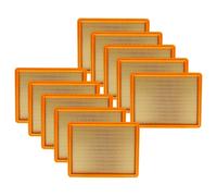 vhbw Set de 10x filtres d'aspirateur compatible avec Würth Master ISS 54 HO aspirateur - Filtre principal, filtre plissé plat