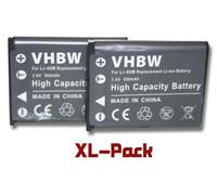 vhbw Set de 2 Batteries 500mAh Compatible avec Appareil Photo, remplace Olympus Li-40, Li-42, Li-40B, Li-42B