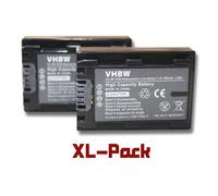 vhbw set de 2 batteries 500mAh pour caméscope Sony Cybershot DSC-HX100, DSC-HX100V, DSC-HX200V, DSC-HX200V Sony HXR-MC1P