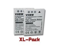 vhbw set de 2 batteries 600mAh (3.6V) pour appareil photo Nikon CoolPix P1 P2 S1 S2 S3 S5 S6 S7 S7c S9 S50c S51 S51c S52 S52c remplace EN-EL8.