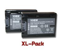 vhbw set de 2 batteries 600mAh pour caméscope Sony Handycam HDR-CX690EB, HDR-PJ220EB, HDR-PJ320EB, HDR-PJ650E, HDR-PJ650V, NEX-VG30E
