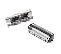 vhbw Set de 2x pièces de rechange compatible avec Remington DA407, DA557 rasoir électrique - Grille + couteaux, noir / argent