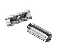 vhbw Set de 2x pièces de rechange compatible avec Remington DA767, DF10 rasoir électrique - Grille + couteaux, noir / argent