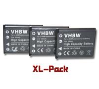 vhbw set de 3 batteries 500mAh pour appareil photo Polaroid T730, T831, T833