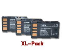 vhbw set de 3 batteries 750mAh pour caméscope JVC GR-D720, GR-D720EX, GR-D725, GR-D740, GR-D740EX, GR-D745, GR-D750, GR-D760, GR-D770, GR-D770EX.