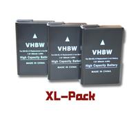 vhbw set de 3 batteriesLi-Ion 950mAh (7.4 V) pour Nikon CoolPix D3100, D3200, D5100, D5200, P7000, P7100, P7700 P7800 D5300 DSLR comme EN-EL14.