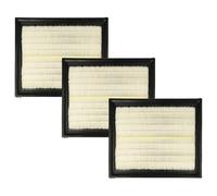 vhbw Set de 3x filtres d'aspirateur compatible avec Lidl Parkside PPWD 30 A1 aspirateur - Filtre principal