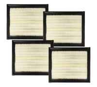 vhbw Set de 4x filtres d'aspirateur compatible avec Lidl Parkside PPWD 30 A1 aspirateur - Filtre principal