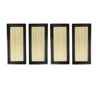 vhbw Set de 4x filtres d'aspirateur compatible avec Nilfisk Alto Attix 30-21 XC, 30-0H PC, 30-11 PC, 30-21 PC, 30-01 aspirateur - Filtre principal