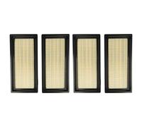 vhbw Set de 4x filtres d'aspirateur compatible avec Nilfisk Alto Attix 30-2H PC, 30-2M PC, 30-2M XC, 40-01 PC, 40-21 PC aspirateur - Filtre principal
