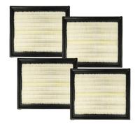 vhbw Set de 4x filtres d'aspirateur compatible avec Protool Festool VCP 260 E-M AC, 260 E-L AC, 260 AC, 360 AC aspirateur - Filtre principal
