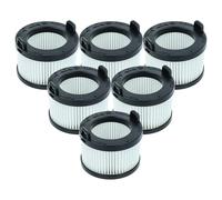 vhbw Set de 6x filtres d'aspirateur compatible avec Levoit Vortex IQ 40-RF, IQ 40, IQ 40 Flex aspirateur à batterie - Filtre principal