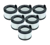 vhbw Set de 6x filtres d'aspirateur compatible avec Levoit Vortex IQ 40-RF, IQ 40, IQ 40 Flex aspirateur à batterie - Filtre principal