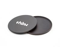 vhbw Set de couvercles objectifs en métal 72mm Noir pour Objectif de Sigma 180 mm 3.5 EX DG If APO Makro